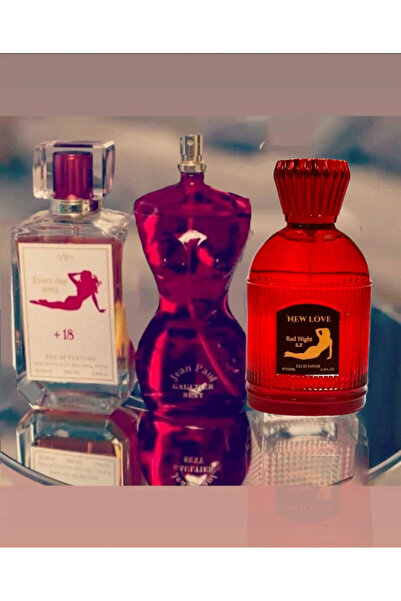 New Love مجموعة 3 عطور فرمونية رومانسية 100 مل