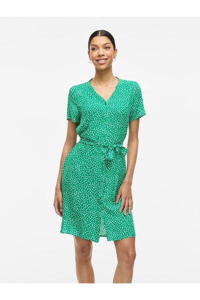 VILA Blusenkleid Kurz