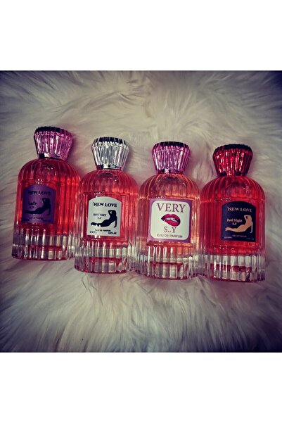 New Love مجموعة عطور فرمونية، هوت، رد نايت، فري، ليدي، او دي بارفيوم، 100 مل