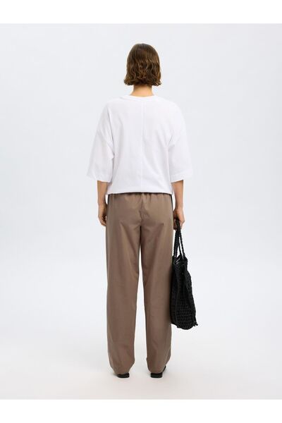 Selected Femme High Waist Hose Baumwoll