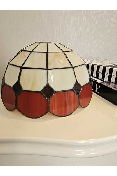 yüceeller Vitray Ayarlanabilir Sarkıt Avize Kırmızı 25cm (10")