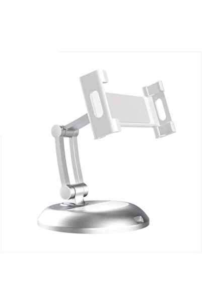 UnDePlus Teleskopik Masaüstü Tablet Telefon Standı Tutucu PB-45S Beyaz