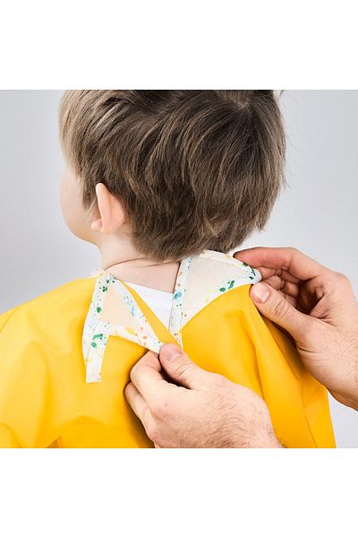 IKEA MÅLA Apron with long sleeves, yellow
