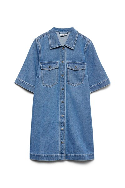 Vero Moda Jeanskleid VMFENJA Kurzes Kleid