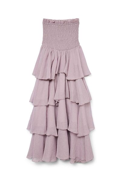 Vero Moda Kleid VMDELILAH Langes Kleid