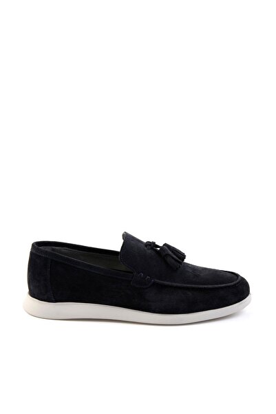Bambi Lacivert Leather Erkek Casual Ayakkabı E01395042802