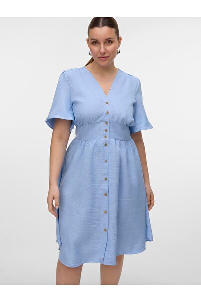 Veromoda Curve Kleid VMCMELANEY Midikleid