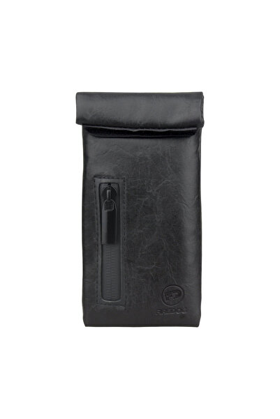Choice3 Black FIREDOG Smell Proof Pouch with Zipper Carbon Lined PU Leather H...