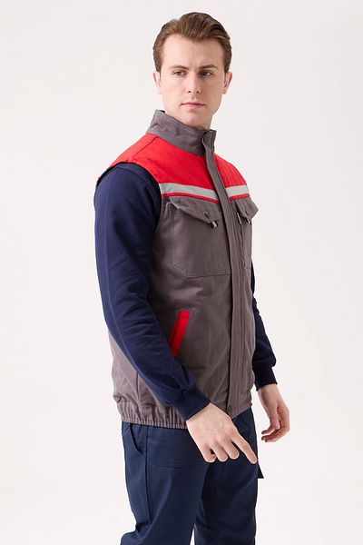 Kardelen İş Elbiseleri Royal Winter Work Vest - Warm, Windproof, Multi-Pockets and Reflective