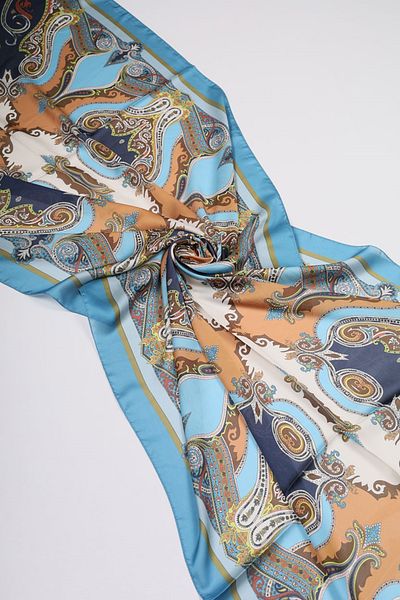 Levidor Patterned Indian Silk Shawl - Pattern-02 - Color-06
