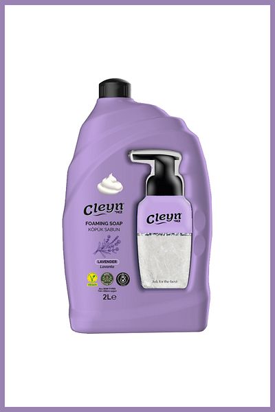 Cleyn Lavender Foam Soap 2 Liters X 2 Pieces