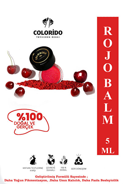 Colorido Kozmetik COLORİDO BÁLSAMO ROJO NEMLENDİRİCİ ANTİOKSİDAN IŞILTI VEREN...