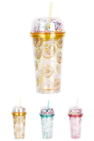 Miniso Mini Family Lisanslı Tavşanlı Plastik Şişe (480ml)