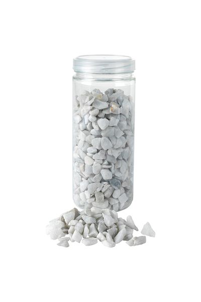 IKEA DYFT Decoration, stones, white, 650 g