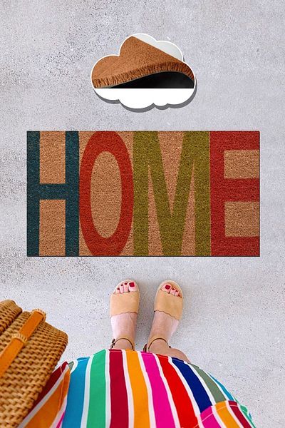 Chilai Home COCO VIVO Natural Koko Mat, Bristle Door Mat