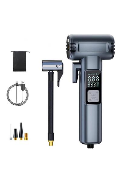 coofbe 150PS 6000mAh 4in1 Emniyet Kemer Kesici Cam Kırıcı Araç Lastik Şişirme...