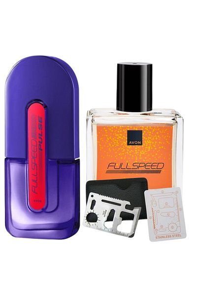 Dactylion Set apa de toaleta Full Speed Pulse 75 ml, apa de toaleta Full Speed 30 ml, card multifunctional