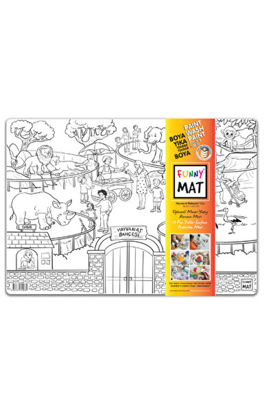 Akademi Çocuk - Funny Mat Hayvanat Bahçesi | 33,5 x 48 cm