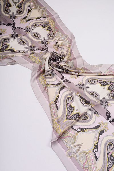 Levidor Patterned Indian Silk Shawl - Pattern-02 - Color-04