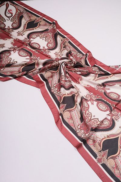 Levidor Patterned Indian Silk Shawl - Pattern-02 - Color-10