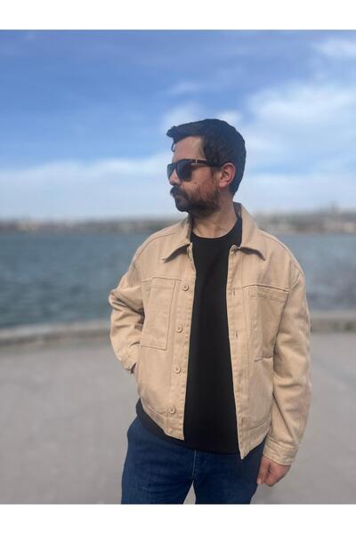 Büyük Cepli Denim Ceket