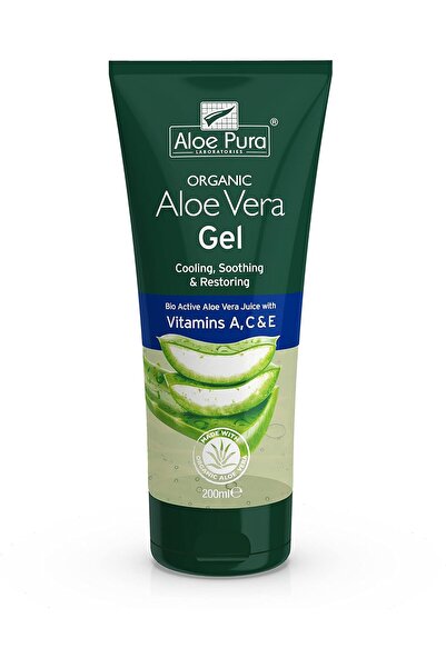 Aloe Pura جل فيرا وفيتامين أ،ج،هـ، 200 مل