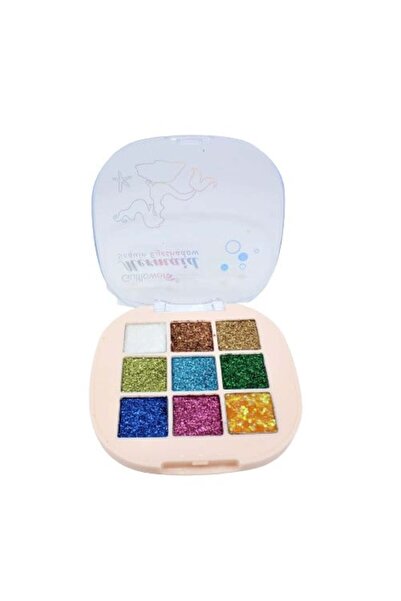GulFlower Eyeshadow Palette, Gulflower, Mermaid Glitter, 03