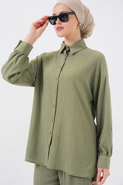 Bigdart Γυναικείο Πλεκτό Hijab Κάτω Σετ 6711 - Çağla