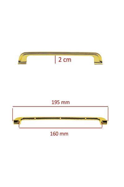 Badem10 Alperen (160MM-16CM) Dulap cu sertar de bucătărie din metal auriu