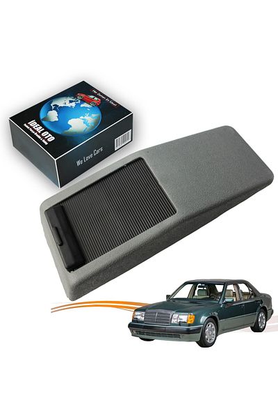 İDEAL OTOMOTİV Mercedes Benz E W124 1246800852   Center Console Box for (Gray)