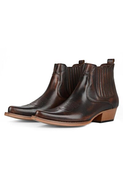 FootCourt Kahverengi Erkek Kovboy Botu (FOOT)