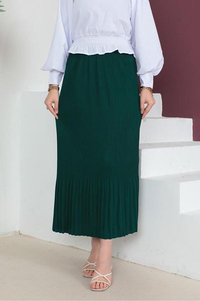 giyze Πλισέ Φούστα Hijab Emerald Green 205