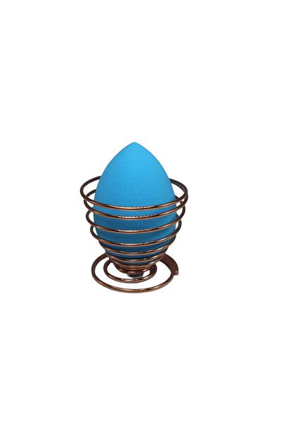 Makeup Makeup Sponge Set and Metal Holder, Blue
