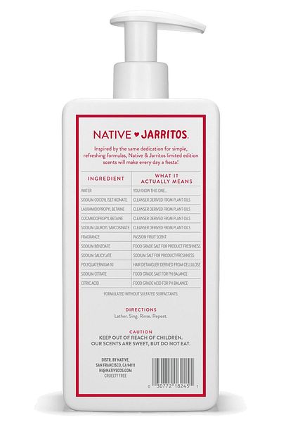 Native Jarritos Passion Fruits Volume Shampoo 487ml