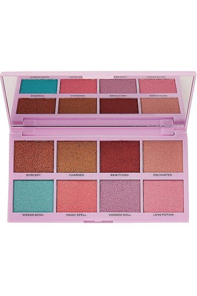 MAKEUP REVOLUTION Παλέτα χρωστικών Makeup Revolution Under Your Spell, 8 λαμπερές σκιές ματιών