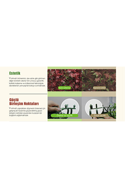 grassplast V.ArtWall Yapay Dikey Bahçe Açık Yeşil Yapay Dikey Bahçe Duvar Kaplama Paneli Sarı 50X50 Cm.