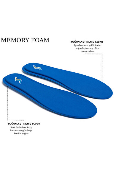 SANUS M300 Model(M800) Memory Foam, Ortopedik,spor,düz Tabanlık,topuk Dikeni,hava Yastıklı,boy Yükseltici