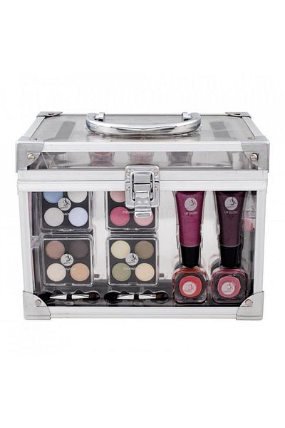 2K Makeup kit, 2K Beauty, Transparent Beauty Case included