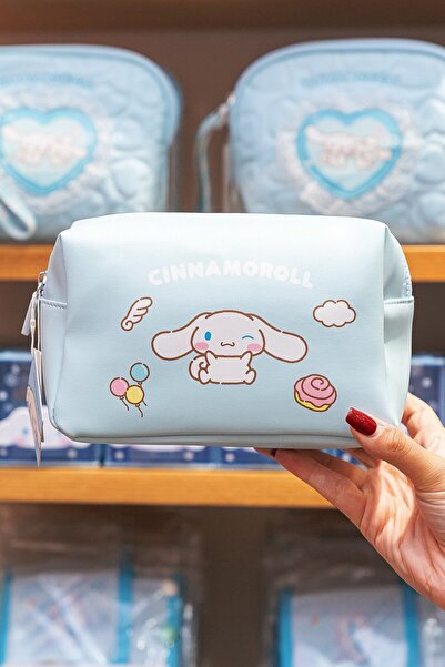Miniso Sanrio Lisanslı Büyük Kapasiteli Kare Kozmetik Çantası - Cinnamoroll