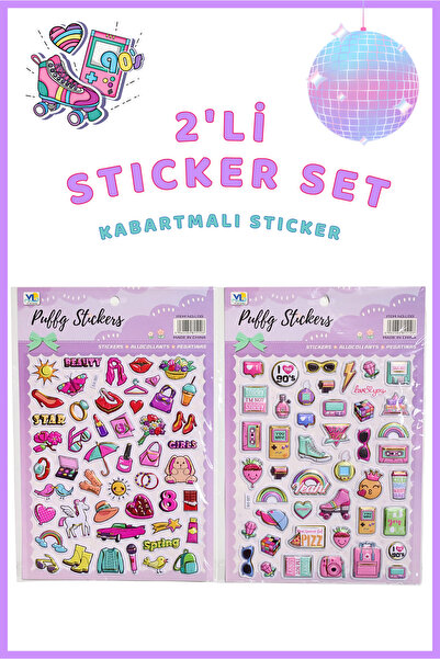 The Grade Activity Set od 2 nalepnica, reljefne i visokokvalitetne, zabavne i...