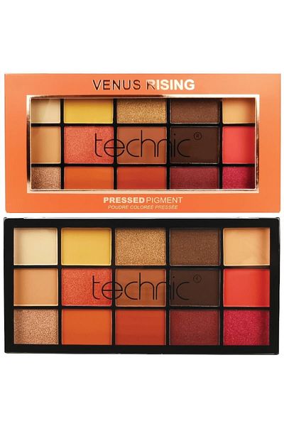 TECHNIC Paleta farduri de pleoape Technic Venus Rising, 15 farieb