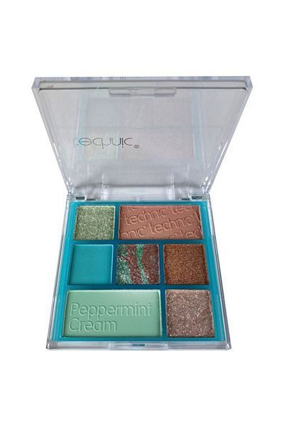 TECHNIC Paleta fard de ochi, Technic, Peppermint Cream, 7 farieb