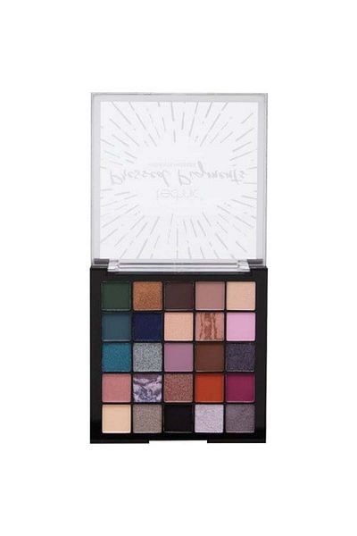 TECHNIC Paleta Farduri Pleoape, Technic, Pressed Pigments, 25 Nuante, Vegan, Πολύχρωμο, 45 g