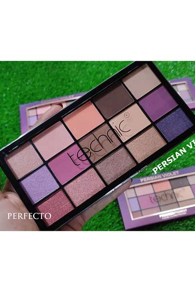 TECHNIC Paleta farduri de pleoape Technic Persian Violet, 15 barev