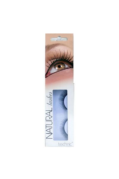 TECHNIC Gene false cu aspect natural Technic Natural Lashes, adeziv inclus