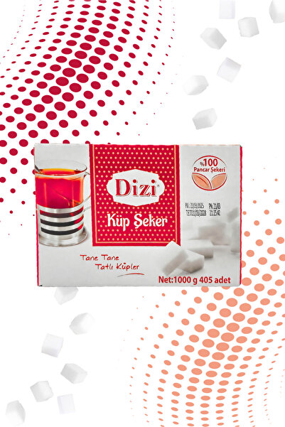 DİZİ Küp Şeker - 1000gr (~405 ADET) 1 Paket