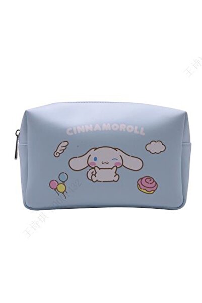 Miniso Sanrio Lisanslı Büyük Kapasiteli Kare Kozmetik Çantası - Cinnamoroll