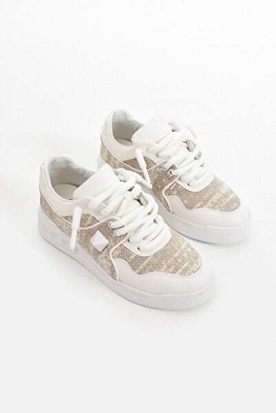 Seniorah White Skin Oleaje Women's Sports Shoes