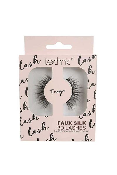 TECHNIC False Eyelashes, , Faux Silk 3d Lashes, Tango, Adhesive Included