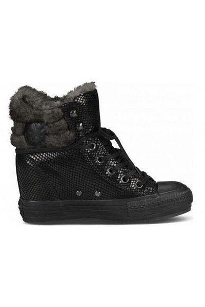 converse Black Chuck Taylor All Star platform boots